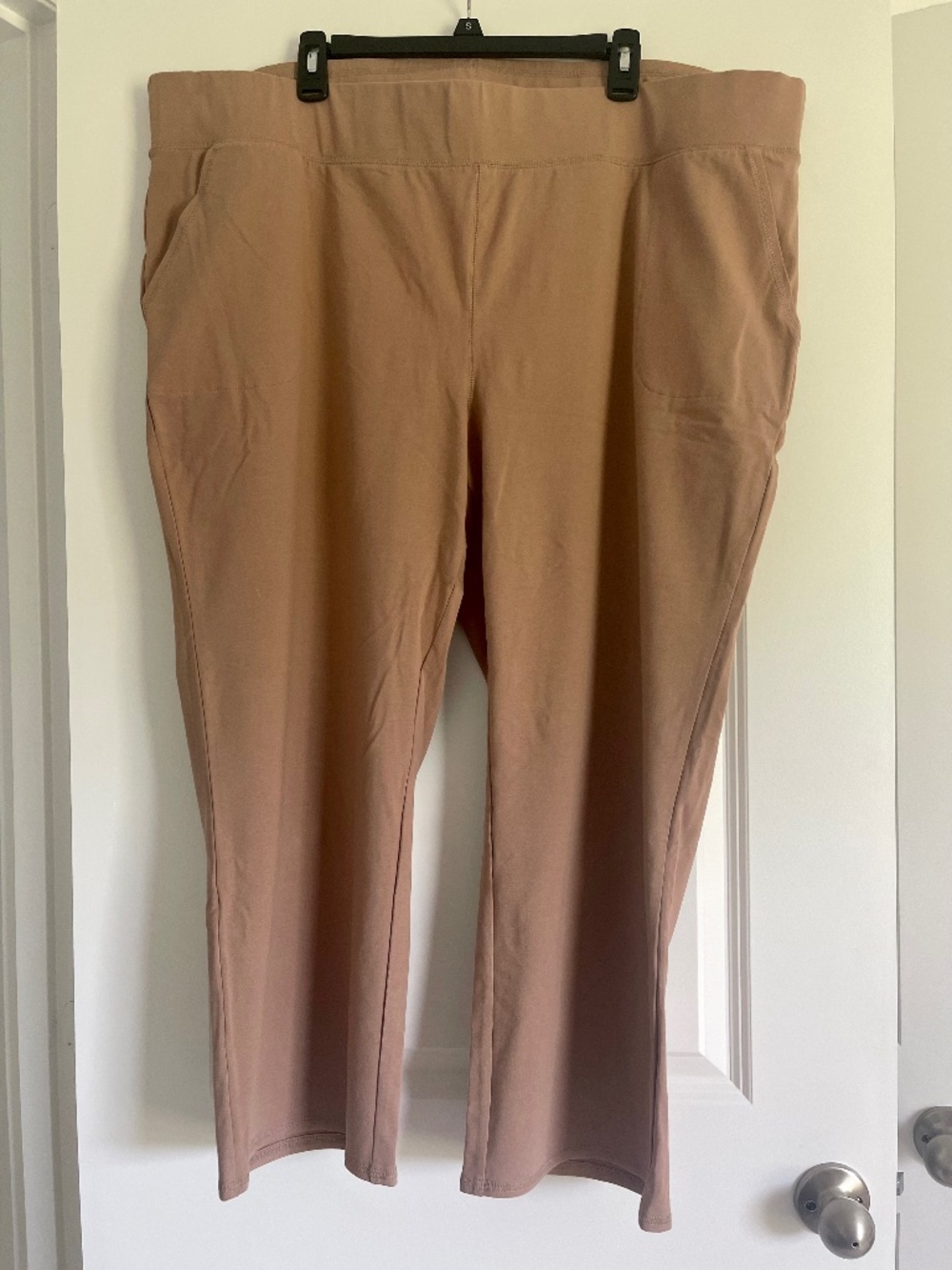 D&Co. Active Women’s Yoga Pants w Pockets Mauve Size 3XP